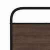 vidaXL Headboard Brown Oak 180 cm Steel and Engineered Wood