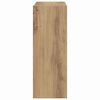 vidaXL Shoe Cabinet Artisan oak 60 x 21 x 57 cm Engineered wood