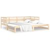 vidaXL Pull-out Day Bed without Mattress Solid Wood Pine 2x(90x190) cm