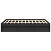 vidaXL Bed Frame without Mattress Black 120x200 cm