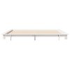 vidaXL Bed Frame without Mattress White 200x200 cm Solid Wood Pine