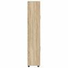vidaXL Highboard with Door Sonoma Oak 60 x 35 x 182 cm Engineered Wood