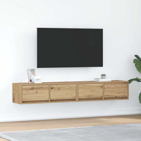 vidaXL TV Cabinets 2 pcs Artisan Oak 80x31x25.5 cm Engineered Wood