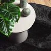 vidaXL Shaggy Rug High Pile NAVARRA Black 120x120 cm Polyester