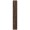 vidaXL Bookcase Brown Oak 60x20x120.5 cm Engineered Wood