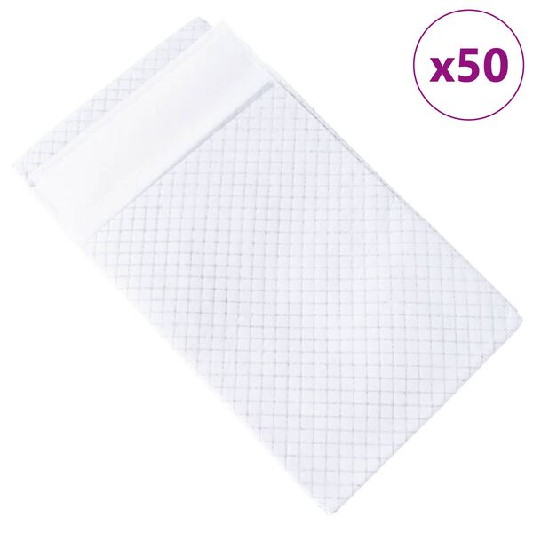 vidaXL Non-woven Fabric Pet Training Pad 50 pcs 120 x 80 cm