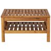 vidaXL Coffee Table 65x65x35 cm Solid Acacia Wood