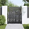 vidaXL Garden Gate 100x150 cm Corten Steel Bamboo Design