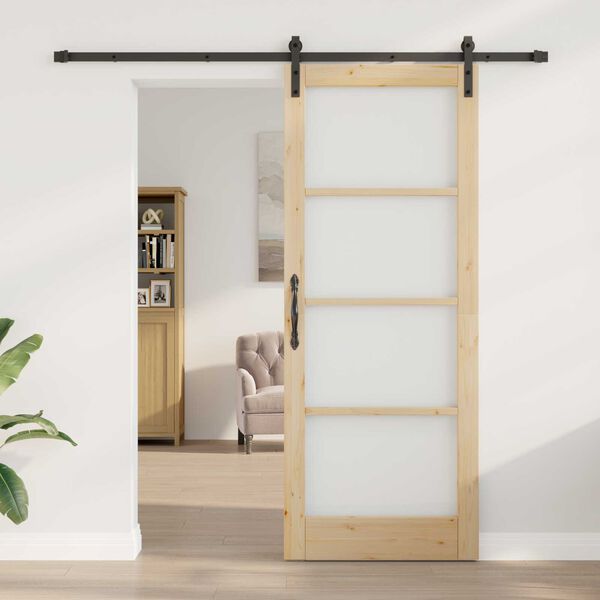 vidaXL Sliding Door ORKDAL Natural 83 x 211 cm