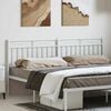vidaXL Metal Replace Headboard White 193 cm