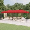 vidaXL Folding Party Tent Red 3x6 m