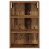 vidaXL Bathroom Wall Cabinet with Shelf Old Wood 40 x 16 x 62.5 cm