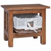 vidaXL Side Table Brown Solid Mahogany wood