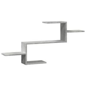 vidaXL Wall Shelf Concrete Grey 104x15x49 cm Engineered Wood