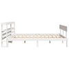 vidaXL Bed Frame without Mattress White 120x200 cm Solid Wood Pine