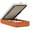 vidaXL Ottoman Bed Frame with Storage Wax Brown 90 x 200 cm