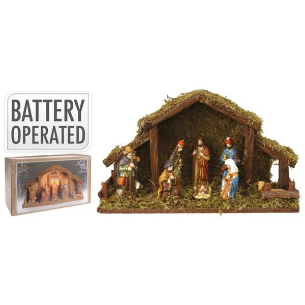 Ambiance 8 Piece Christmas Nativity Figures Set