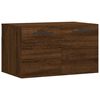 vidaXL Wall Cabinet Brown Oak 60x36.5x35 cm Engineered Wood