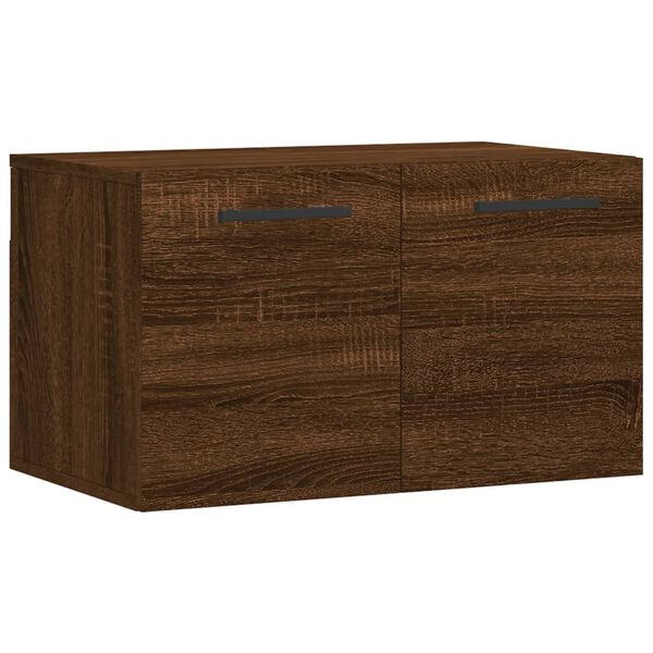 vidaXL Wall Cabinet Brown Oak 60x36.5x35 cm Engineered Wood