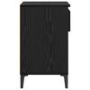 vidaXL Shoe Cabinet Black oak 102 x 36 x 60 cm Engineered wood