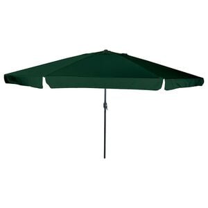 vidaXL Garden Parasol Green 394 x 394 x 248 cm Polyester and Steel