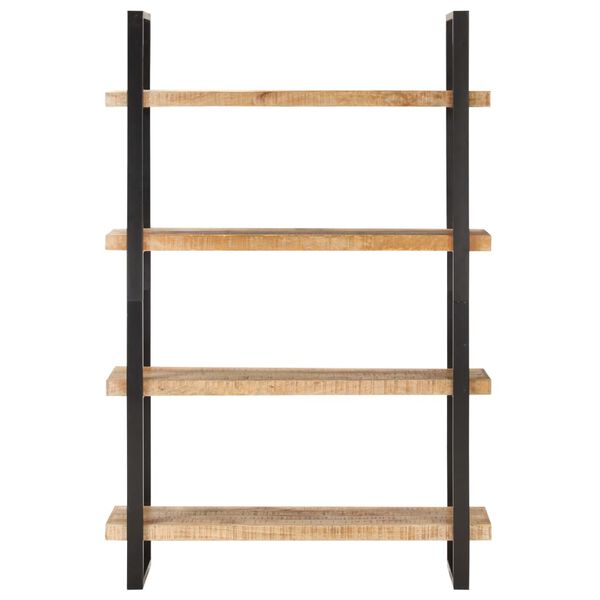 vidaXL 4-Tier Bookcase 120x40x180 cm Rough Mango Wood
