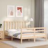 vidaXL Bed Frame without Mattress 140x190 cm Solid Wood Pine