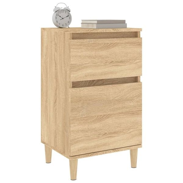 vidaXL Bedside Cabinets 2 pcs Sonoma Oak 40x35x70 cm