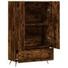 vidaXL Highboard Smoked Oak 69.5x31x115 cm Engineered Wood