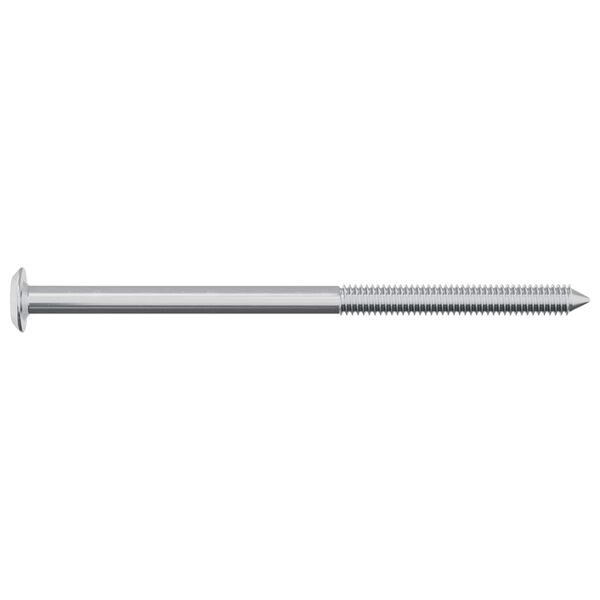 vidaXL Screw 12 pcs Silver M6 x 100 mm Steel
