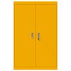 vidaXL Storage Cabinet 2 pcs Mustard Yellow 90 x 40 x 140 cm