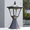 Luxform Solar LED Garden Post Light Casablanca Black 31159