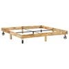 vidaXL Bed Frame without Mattress Solid Mango Wood 180x200 cm Super King