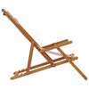 vidaXL Folding Beach Chairs 2 pcs Taupe Fabric and Solid Wood