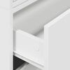 vidaXL Cabinets with 2 Drawers 2 pcs White 60x31x40 cm Engineered Wood