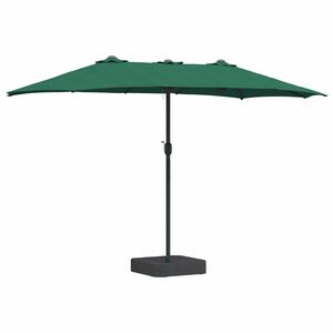 vidaXL Garden Parasol Green 385 x 209 x 244 cm Fabric