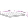 vidaXL Foam Mattress Medium Soft 200x200 cm