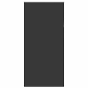 vidaXL Roller Blind Blackout Black 115x210 cm Fabric Width 110.7 cm Polyester