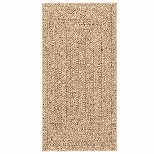 vidaXL Rug ZIZUR 100x200 cm Jute Look Indoor and Outdoor