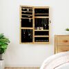 vidaXL Mirror Jewellery Cabinet with LED Lights Wall Mounted
