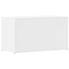 vidaXL Storage Chest High Gloss White 84x42x46 cm Engineered Wood