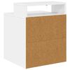 vidaXL Cat House Gloss White 42.5 x 40 x 53.5 cm Engineered Wood
