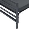 vidaXL Garden Sofa Set with Cushion Anthracite Steel