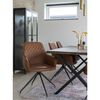 House Nordic Dining Chair with Swivel Ava Brown
