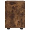 vidaXL Bedside Tables with Drawer 2 pcs Smoked Oak 30.5 x 30 x 43 cm