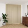 vidaXL Blackout Curtain with Hooks Beige 290x245 cm