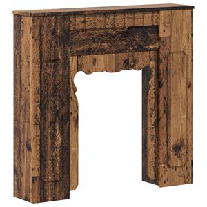 vidaXL Fireplace Surround Old Wood 93 x 20 x 89 cm Engineered Wood