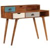vidaXL Writing Desk 110x50x90 cm Solid Acacia Wood