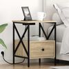 vidaXL Bedside Cabinet 2 pcs Sonoma Oak 41.5 x 40.5 x 55 cm