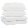 vidaXL Duvet with Pillow 3 pcs White Microfibre